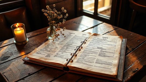 Top astuces pour choisir judicieusement un menu de restaurant